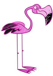 Size: 6000x8500 | Tagged: safe, artist:gurugrendo, bird, flamingo, absurd resolution, ambiguous gender, animal, resource, simple background, solo, transparent background, vector