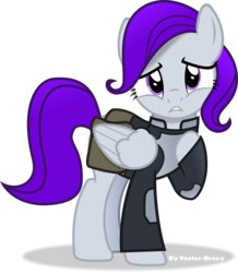 Size: 3418x3922 | Tagged: safe, artist:vector-brony, oc, oc only, oc:morning glory (project horizons), pegasus, pony, fallout equestria, fallout equestria: project horizons, clothes, cute, female, high res, mare, ocbetes, raised hoof, simple background, solo, transparent background, vector
