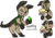 Size: 618x435 | Tagged: safe, artist:nootaz, oc, oc only, oc:muttly, diamond dog, diamond dog oc, non-pony oc, simple background, transparent background