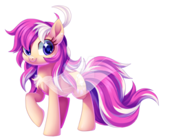 Size: 1600x1306 | Tagged: safe, artist:centchi, oc, oc only, oc:nebulae, earth pony, pony, cloak, clothes, female, mare, raised hoof, see-through, simple background, solo, transparent background, watermark