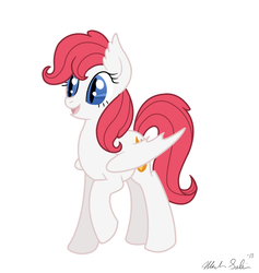 Size: 1272x1340 | Tagged: safe, artist:9centschange, oc, oc only, oc:ruby, dracony, hybrid, female, interspecies offspring, mare, offspring, parent:rarity, parent:spike, parents:sparity, simple background, solo, white background