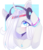 Size: 1024x1183 | Tagged: safe, artist:erinartista, oc, oc only, pony, unicorn, bust, female, hair over one eye, headphones, mare, portrait, solo