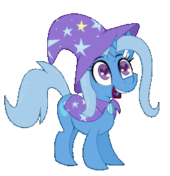 Size: 725x753 | Tagged: safe, artist:lil miss jay, trixie, g4, animated, cape, chibbers, chibi, clothes, cute, dancing, diatrixes, female, hat, heart eyes, simple background, solo, transparent background, trixie's cape, trixie's hat, wingding eyes