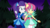 Size: 1280x720 | Tagged: safe, artist:limedazzle, artist:mixiepie, artist:themexicanpunisher, rarity, sour sweet, equestria girls, g4, my little pony equestria girls: legend of everfree, alternate hairstyle, clothes, clothes swap, crystal guardian, crystal wings, dress, forest, night, ponied up, show accurate, stars, tree