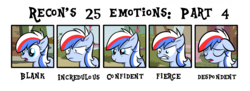 Size: 4544x1660 | Tagged: safe, artist:reconprobe, oc, oc only, oc:recon probe, pony, emotions, female, mare