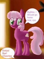 Size: 717x960 | Tagged: safe, artist:x157258, cheerilee, earth pony, pony, g4, female, implied big macintosh, implied cheerimac, implied shipping, implied straight, mare, offscreen character, solo