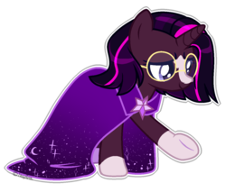 Size: 1262x1074 | Tagged: safe, artist:lnspira, oc, oc only, pony, unicorn, cloak, clothes, female, mare, simple background, solo, transparent background