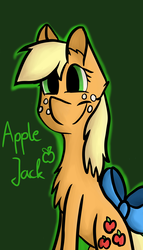 Size: 2400x4200 | Tagged: safe, artist:ponycrown, applejack, earth pony, pony, g4, bow, female, high res, solo, tail bow