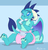 Size: 3730x3850 | Tagged: safe, artist:mistydash, princess ember, dragon, g4, diaper, female, high res, hypnosis, kaa eyes, mental regression, nom, non-baby in diaper, poofy diaper, remote, solo