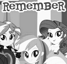Size: 220x212 | Tagged: safe, rainbow dash, rarity, sunset shimmer, a friendship to remember, equestria girls, g4, meme, never forget, remember, wow! glimmer