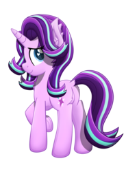 Size: 3335x4529 | Tagged: safe, artist:sol-r, starlight glimmer, g4, butt, ear fluff, female, heart eyes, plot, simple background, smiling, solo, transparent background, vector, wingding eyes