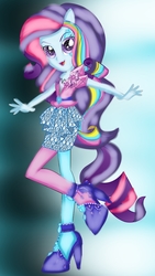 Size: 720x1280 | Tagged: safe, artist:mlpeg679, sparkler (g1), equestria girls, g1, g4, my little pony equestria girls: rainbow rocks, clothes, equestria girls-ified, female, g1 to equestria girls, g1 to g4, generation leap, high heels, ponied up, shoes, solo