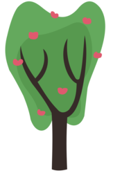 Size: 650x1000 | Tagged: safe, artist:zixbrony, g4, keep calm and flutter on, .svg available, apple, apple tree, background tree, food, no pony, plant, resource, simple background, svg, transparent background, tree, vector