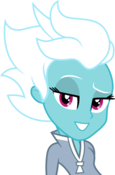 Size: 1000x1520 | Tagged: safe, artist:cloudy glow, fleetfoot, equestria girls, g4, bedroom eyes, clothes, equestria girls-ified, female, hoodie, looking at you, simple background, smiling, solo, transparent background, warmup suit