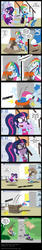 Size: 800x4712 | Tagged: safe, artist:niban-destikim, rainbow dash, sci-twi, twilight sparkle, equestria girls, g4, 3 squares and an ed, boots, clothes, comic, compression shorts, dialogue, ed edd n eddy, glasses, mary janes, miniskirt, onomatopoeia, parody, pink twi n dashie, ponytail, running, running in place, scene interpretation, scene parody, shoes, shorts, skirt, slapstick, socks, subaluwa, volcano