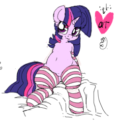 Size: 383x402 | Tagged: safe, artist:yoditax, twilight sparkle, g4, chubby, clothes, cute, female, mare, simple background, socks, solo, striped socks, twiabetes, white background