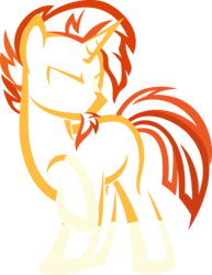Size: 5500x7118 | Tagged: safe, artist:up1ter, sunburst, pony, g4, absurd resolution, lineart, male, raised hoof, simple background, solo, transparent background