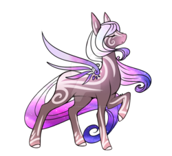 Size: 900x818 | Tagged: safe, artist:littllebird, oc, oc only, original species, pony, dreamwalker, female, raised hoof, simple background, solo, transparent background, watermark