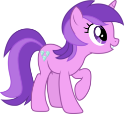 Size: 3256x3000 | Tagged: safe, artist:cloudy glow, amethyst star, sparkler, pony, unicorn, g4, the super speedy cider squeezy 6000, .ai available, female, high res, mare, raised hoof, simple background, solo, transparent background, vector