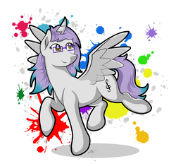 Size: 3157x2965 | Tagged: safe, artist:littletigressda, oc, oc only, alicorn, pony, alicorn oc, high res, solo