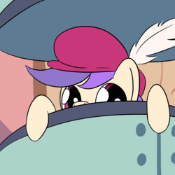 Size: 1280x1280 | Tagged: safe, artist:phat_guy, derpibooru exclusive, oc, oc only, oc:ellowee, earth pony, pony, legends of equestria, dough mixer, female, hat, icon, looking at you, machine, mare, mixer, peeking, reaction image, sneaking, solo, sugarcane corner