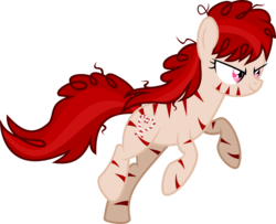 Size: 1280x1039 | Tagged: safe, artist:littlestarwanderer, oc, oc only, oc:rampage, earth pony, pony, fallout equestria, fallout equestria: project horizons, female, mare, no armor, simple background, solo, transparent background
