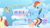 Size: 1920x1080 | Tagged: safe, artist:magnusvw, rainbow dash, g4, base used, cloudsdale, smiling, solo focus, wallpaper