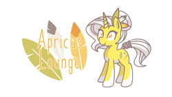 Size: 1920x1080 | Tagged: safe, artist:sugar morning, oc, oc only, oc:apricus lounge, pony, unicorn, cute, feather, female, mare, simple background, solo, standing, sweet