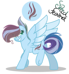 Size: 1024x1099 | Tagged: safe, artist:marielle5breda, oc, oc only, oc:speed feather, pegasus, pony, base used, female, mare, simple background, solo, transparent background, underhoof