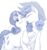Size: 796x840 | Tagged: source needed, safe, artist:verulence, applejack, rarity, g4, face licking, female, lesbian, licking, mlem, monochrome, ship:rarijack, shipping, silly, tongue out