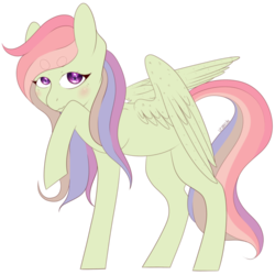 Size: 1024x1024 | Tagged: safe, artist:veincchi, oc, oc only, pegasus, pony, simple background, solo, transparent background