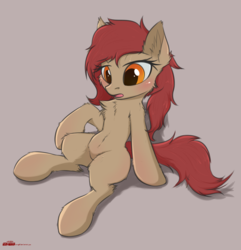 Size: 1611x1674 | Tagged: safe, artist:orang111, oc, oc only, oc:frost pudding, pony, belly fluff, cheek fluff, chest fluff, female, fluffy, leg fluff, mare, open mouth, shoulder fluff, sitting, solo