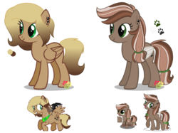Size: 1600x1195 | Tagged: safe, artist:missbramblemele, oc, oc only, oc:bitter sweet, oc:meadow heart, pegasus, pony, female, mare, simple background, transparent background
