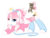 Size: 500x379 | Tagged: safe, artist:pastel-pony-princess, oc, oc only, oc:dreamy stars, heart eyes, simple background, solo, teddy bear, transparent background, wingding eyes