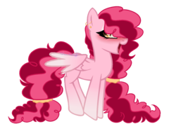 Size: 1263x895 | Tagged: safe, artist:harvest-m00n, oc, oc only, oc:cherry cake, pegasus, pony, female, mare, simple background, solo, transparent background