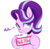 Size: 1500x1474 | Tagged: dead source, safe, artist:maren, starlight glimmer, pony, unicorn, ask glim glam, g4, cute, female, glimmerbetes, grin, hair over one eye, hello, hoof hold, looking at you, mare, sign, simple background, smiling, solo, squee, underhoof, white background