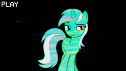 Size: 1920x1080 | Tagged: safe, artist:poniesmemes, lyra heartstrings, g4, distorted, error, female, glitch, high quality, retro, solo, vhs, video, video tape