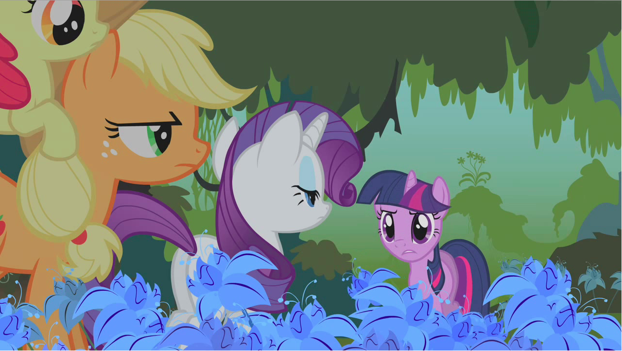 Safe Screencap Apple Bloom Applejack Rarity Twilight