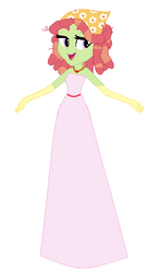 Size: 303x559 | Tagged: safe, artist:glittertiara, tree hugger, equestria girls, g4, clothes, dress, equestria girls-ified, solo