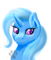 Size: 1600x1900 | Tagged: safe, artist:marsh-mal-oh, trixie, pony, unicorn, g4, female, mare, simple background, smiling, solo, transparent background