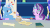 Size: 713x405 | Tagged: safe, artist:agrol, starlight glimmer, trixie, pony, unicorn, magic lessons, g4, animated, bad pony, book, bored, cookie, eating, female, food, glowing horn, horn, magic, mare, newspaper, pure unfiltered evil, smiling, table