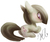 Size: 4578x3874 | Tagged: dead source, safe, artist:shellielle, marble pie, earth pony, pony, g4, absurd resolution, female, looking back, mare, simple background, smiling, solo, white background