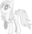 Size: 800x871 | Tagged: safe, artist:littlestarwanderer, oc, oc only, oc:boo, ghost pony, pony, fallout equestria, fallout equestria: project horizons, female, mare, raised hoof, simple background, smiling, solo, transparent background