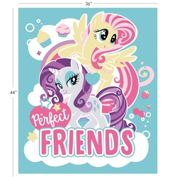 Size: 1500x1500 | Tagged: safe, fluttershy, rarity, g4, cupcake, cute, fabric, food, mlp refresh collection fabric, panel, perfect friends, stars