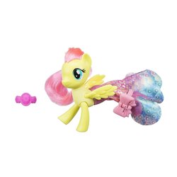 Size: 1500x1500 | Tagged: safe, fluttershy, seapony (g4), g4, my little pony: the movie, clothes, dress, fashion style, irl, photo, seaponified, seapony fluttershy, simple background, solo, species swap, toy, white background