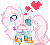 Size: 200x181 | Tagged: safe, artist:pastel-pony-princess, oc, oc only, oc:sylphie, bat pony, animated, bow, bridle, pixel art, simple background, solo, tack, tail bow, transparent background
