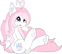 Size: 2438x2094 | Tagged: safe, artist:pastel-pony-princess, oc, oc only, oc:sylphie, bat pony, pony, bat pony oc, female, heart eyes, high res, leaning back, mare, simple background, sitting, solo, transparent background, wingding eyes
