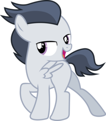 Size: 2134x2441 | Tagged: safe, artist:frownfactory, rumble, pegasus, pony, g4, marks and recreation, .svg available, adorasexy, colt, cute, high res, male, sexy, simple background, solo, stupid sexy rumble, svg, transparent background, vector, wings