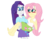 Size: 2000x1548 | Tagged: safe, artist:bigpurplemuppet99, fluttershy, rarity, equestria girls, g4, barefoot, blushing, bridal carry, duo, feet, female, lesbian, ship:flarity, shipping, simple background, transparent background