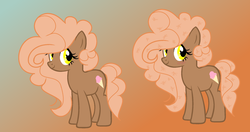 Size: 2064x1090 | Tagged: safe, artist:rose-moonlightowo, oc, oc only, oc:cheese pie, earth pony, pony, female, mare, offspring, parent:cheese sandwich, parent:pinkie pie, parents:cheesepie, solo